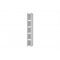 Manhattan Comfort 30AMC6 Parana Bookcase 1.0  with  5 shelves in White